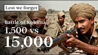 Battle of Kohima (1,500 vs 15,000)