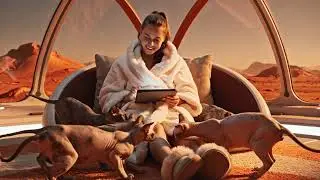 Need Recharge? Intimacy with Pets on Mars (Emotional Utility 8K ASMR)