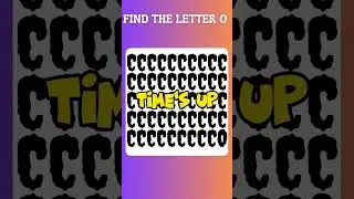 Find the odd Letter - | Spot the difference easy #shorts #letter #quizshow