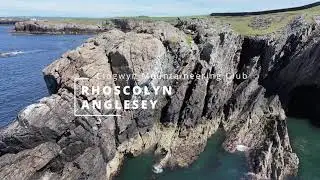 Rhoscolyn, Anglesey. Trad Cimbing on Symphony Crack and After the Picnic.