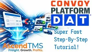 Больше грузоперевозок с платформой DAT Convoy + AscendTMS. 100% цифровые грузоперевозки для всех!