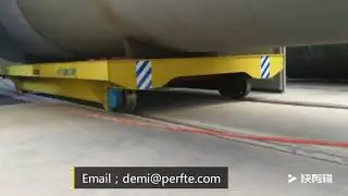 Heavy Industrial Transfer Trolley Electric Bogie For Workshop Handling