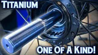 CUSTOM TITANIUM Axle For The Game Changing BMX Hub - ONE OF A KIND!!