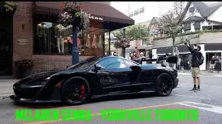 McLaren Senna - Yorkville Toronto Car Spotting