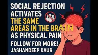 Why Social Rejection Hurts Like Physical Pain | Brain Fact You Must Know!@Jashandeep Kaur