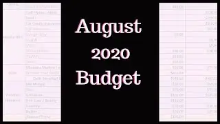 August 2020 Budget