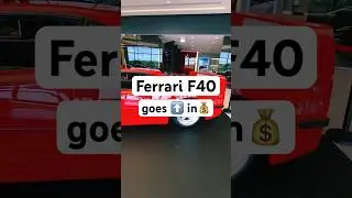 The value of the 1991 Ferrari F40 has gonna up so much!!!
