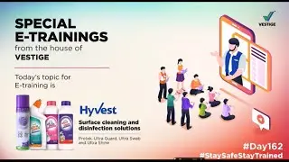 #Day162 Product E-Training- Hyvest Surface Cleaning and Disinfection Solutions |#StaySafeStayTrained
