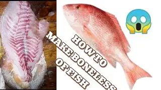 HOW TO MAKE BONELESS OF FISH / SKILLS PRO MAX 😱😰😳😀