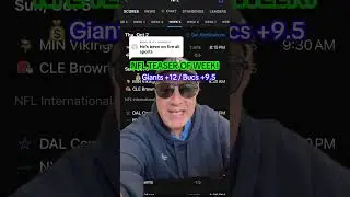NFL Football Teaser Bet Week 5