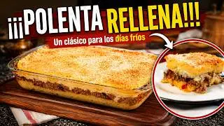¡¡¡Polenta RELLENA paso a paso!!! 🔥 Un clásico para los días fríos❄️ #RecetasDeInvierno ❄️