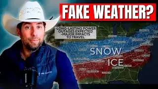 Massive Ice & Snow Storm - Natural Or Fake?