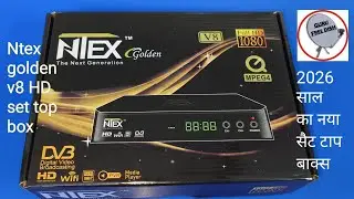 Ntex golden v8 mpeg4 HD set top box | ntex golden v8 | dd free dish set top box | dd free dish