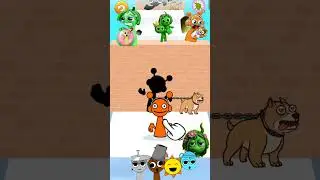 Sprunki ORANGE Character Fun Run! | Incredibox Sprunki Mods #shorts#sprunki #incredibox