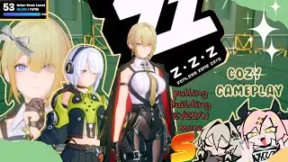 ˚⋆𐙚｡ 𖦹.ᡣ𐭩˚ Cozy Long Zenless Zone Zero Gameplay ˚⋆𐙚｡  building Evelyn,events,more ʚɞ