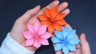 Easy Sticky Note Clematis Jackmanii 🌸 | Paper Clematis Tutorial
