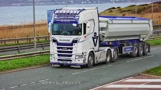 Truck spotting in Penmaenmawr north wales A55