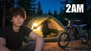 I Tried Camping on an E-Bike… BIG mistake 