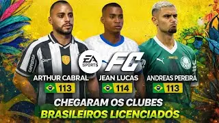 🚨FC 26 HIST&Oacute;RICO! CONFERINDO OS NOVOS TIMES BRASILEIROS LICENCIADOS PELA PRIMEIRA VEZ!!