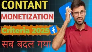 Big Update! Facebook Monetization New Criteria 2025😡/Monetization Rules Changed