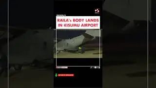 RAILA's BODY LANDS IN KISUMU AIRPORT #railaodingafuneral #kenyanews #citizentvlive