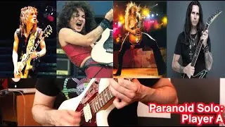 *Part 1* Who Covered the PARANOID SOLO Best? Randy, Jake, Zakk, or Gus?