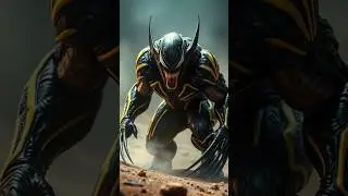 Venom &times; wolverine #marvel #venom #wolverine #avengers #fascinating #evolution #incredible #ai