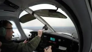 Piper Seminole training: ILS Approach and Circle to Land RWY 35 Cockpit Audio