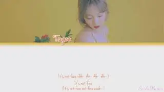 FINE - Taeyeon 태연 - Male Instrumental with lyrics (higher tone)