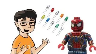 How to Install LED and Batteries- Custom Minifigure Tutorial