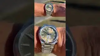 Citizen Tsuyosa Automatic: Крупный план и подробное описание #tsuyosa #citizenautomatic #greendial