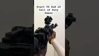 Start VS End of COD Games now #airsoft #callofduty #cod #reload #fpsgames #airsoftgun #tarkov #scp