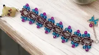Stunning look 🥰 beaded bracelet 🌷|| you will fall in love ❣️ How to make beaded braclet at home 