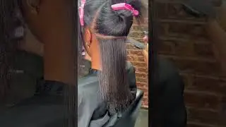 Do a silk press with me 🥰 #hair #hairbyme #hairtutorial #hairlife #vlog