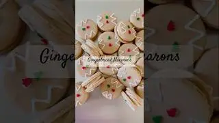 Macaron Piping #frenchmacarons #macaron #piping #process #gingerbread #christmas #fypシ #fyp #shorts