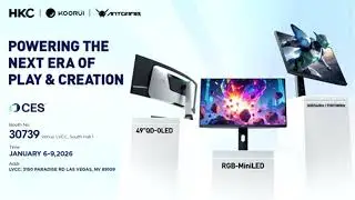 Компания HKC Corporation продемонстрирует три новых высококлассных игровых монитора на выставке C...