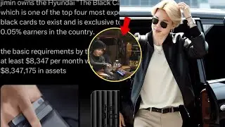 Необычная карта! 🖤 У Чимина из BTS есть черная карта Hyundai 💳 Такие карты есть лишь у немногих и...