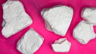 Jumbo Chalk Chunks | bonus crush ending | oddly satisfying 