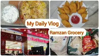 Veg Biryani Recipe 😋 | Ramzan Series | Grocery Shopping for Ramzan 🛒🛍️ | YumVlogs 