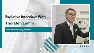 TECHTEXTIL Frankfurt 2024 | Exclusive Interview with Thorsten Lemm, Sales Manager, Leister