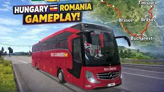 HUNGARY 🇳🇪 TO ROMANIA 🇷🇴 Realistic Long Route ULTRA graphics bus simulator ultimate Mercedes benz 