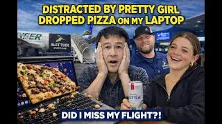 Pretty Girl + Airport Bar = Pizza on My MacBook