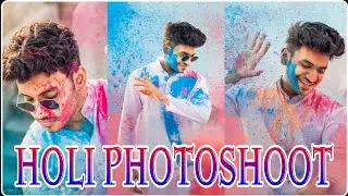 Holi photoshoot ideas and poses 💥🖋️ || New photography concept 💥 #shorts