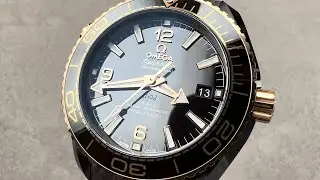 Omega Seamaster Planet Ocean Brown Ceramic 215.62.40.20.13.001 - Hands-On 600M Dive Watch Review