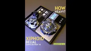 How Heavy is Xiphoid Belial and its Parts?? Beyblade Burst #shorts