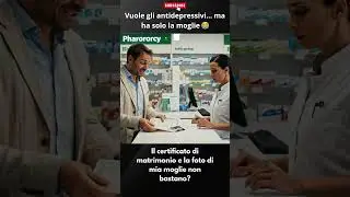 Vuole gli antidepressivi&hellip; ma ha solo la moglie 😂 #memepage #memesvideo