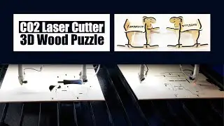 Affordable Laser Cutter for 3D Wood Puzzle