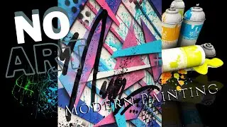Easy Abstract Painting Demo / Moderne Malerei /Abstrakte Kunst by 