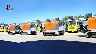 Crawler concrete pump, adaptable to more working environments.