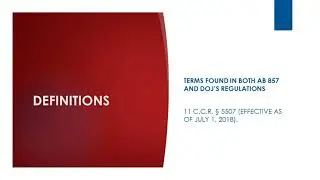 &ldquo;Ghost Guns&rdquo; &ndash; AB 857 and DOJ&rsquo;s Regulations 062818